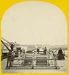 Jetty crane and stairs [stereo] | Margate History 